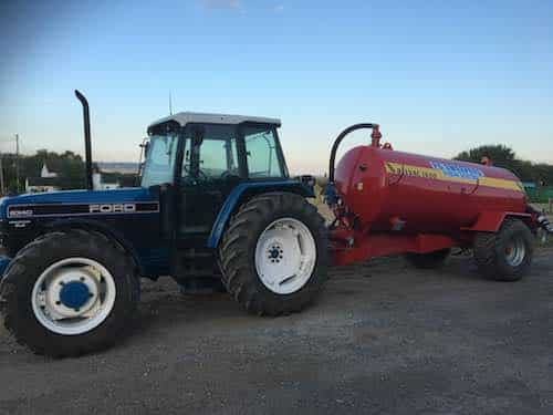 Ford 8340 Tractor and Bowser 